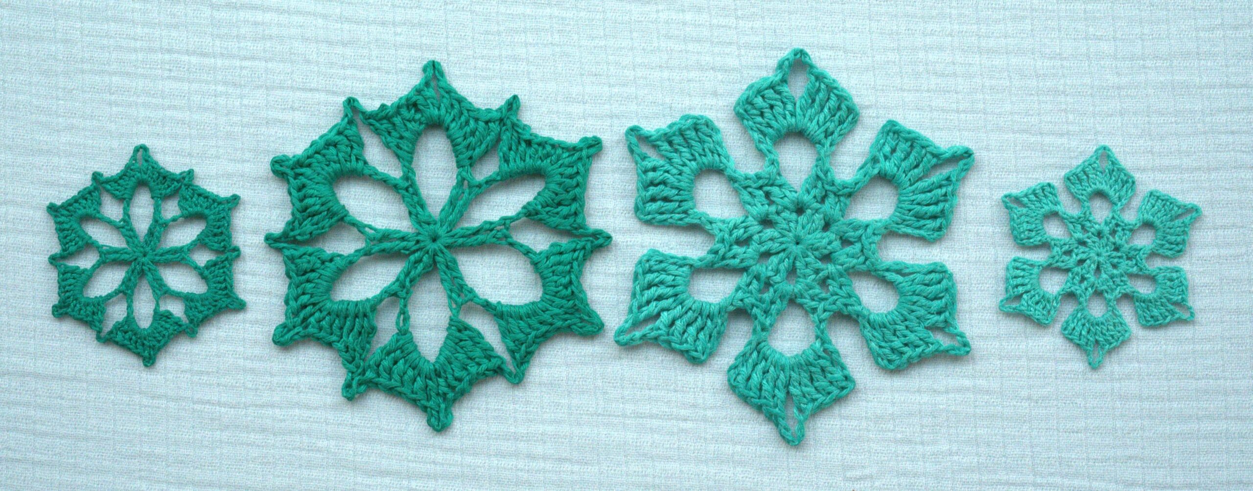 Quetzal & Cotinga Snowflakes; Snowfall 2023 CAL a Rainbow, Day 5