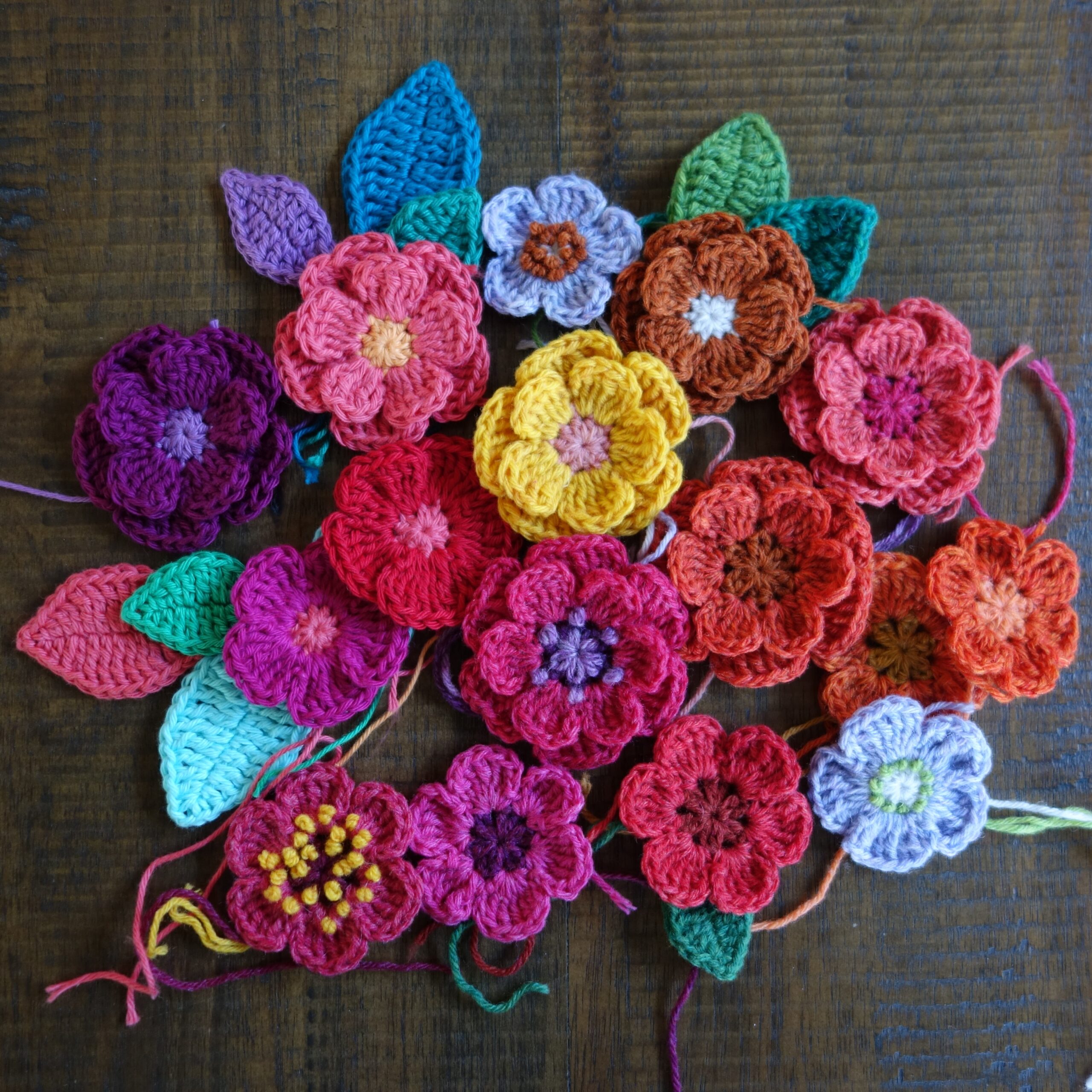 Crocheting Flowers